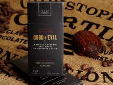 Anthony Bourdain and Eric Ripert have teamed up with master chocolatier Christopher Curtin to create the "Good & Evil" chocolate bar.  We tasted it. Here's our review.