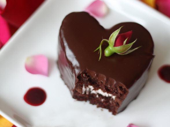 MAKE INDIVIDUAL CAKES 4 VALENTINE'S DAY HEART-SHAPED PERSONAL SIZED BAKING PANS 