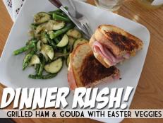 This easy Grilled Ham & Gouda Sandwich with Easter Veggies makes use of the bright, fresh flavors of Easter dinner.
