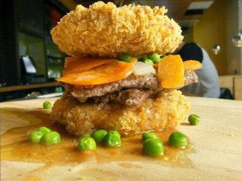 Here is a Burger That Uses Deep-Fried Mashed Potatoes as Buns