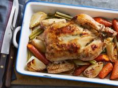 Cooking Channel 
Kelsey Nixon 
Roasted Chicken Lemon Garlic Thyme
5 Easy Dinner Recipes