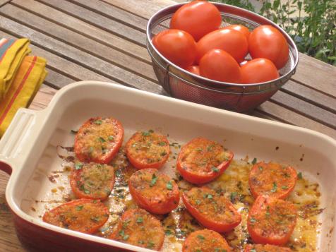 Roasted Tomatoes with Bread Crumbs