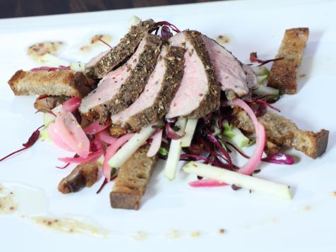 Duck Pastrami, Pickled Red Onion, Mustard, Rye Toast