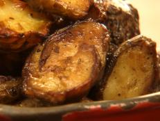 Cooking Channel serves up this Oven-Roasted Jerusalem Artichokes recipe from Chuck Hughes plus many other recipes at CookingChannelTV.com
