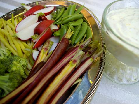 Herbed Goat Cheese Sauce for Crudites