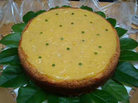 Lemon-Lime Ricotta Cake with Lemon-Lime Curd Topping