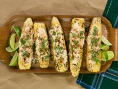 Cooking Channel serves up this Grilled Picnic Corn recipe from Kelsey Nixon plus many other recipes at CookingChannelTV.com