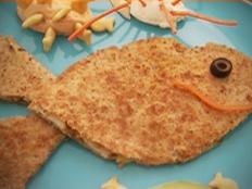 Cooking Channel serves up this Fishy-dilla Kids' Plate recipe from Ingrid Hoffmann plus many other recipes at CookingChannelTV.com