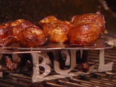 Cooking Channel serves up this Beer-B-Q Bull Horns recipe  plus many other recipes at CookingChannelTV.com