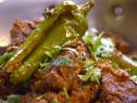 Lamb Curry With Green Chilies prepared by Anjum.
