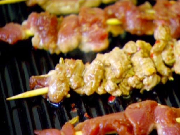 Spiced Skewered Lamb : Recipes : Cooking Channel Recipe, Ching-He Huang