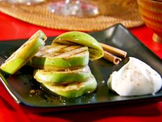 Cooking Channel serves up this Grilled Apples with Spiced Chantilly Cream recipe from Roger Mooking plus many other recipes at CookingChannelTV.com