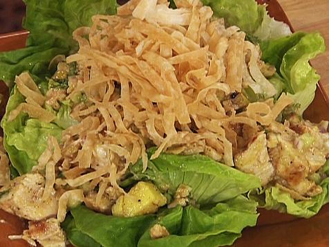 Grilled Pineapple and Chicken Salad