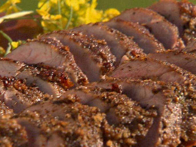 Mustard Crusted Pork Tenderloin Recipes Cooking Channel Recipe