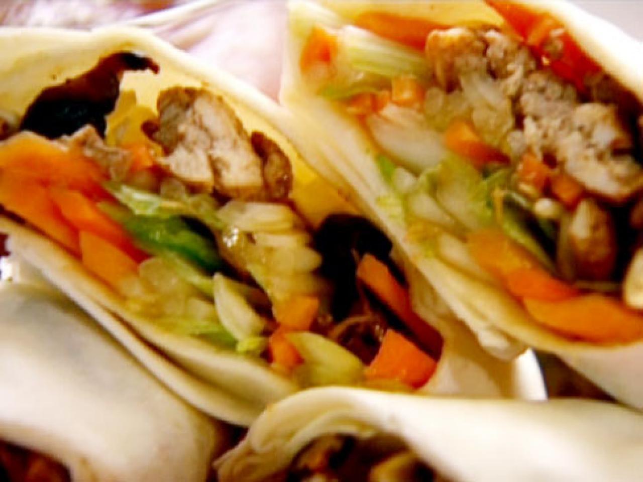 Chicken and Vegetable Spring Rolls - Recipes are Simple