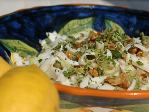 Seppie con Sedano e Noci: Cuttlefish with Celery and Walnuts