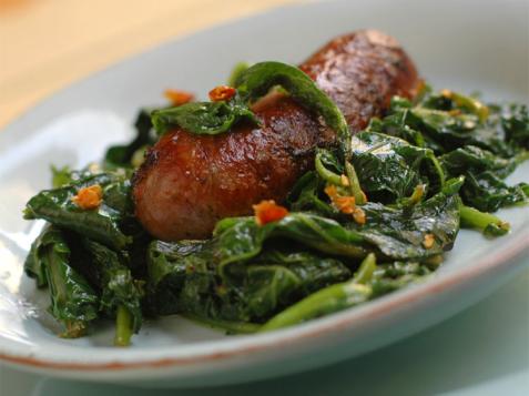 Salsiccia Con Cima Di Rapa: Sausage with Broccoli Rabe