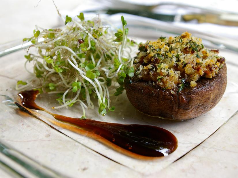 Stuffed Mushroom Caps Recipes Cooking Channel Recipe Laura Calder
