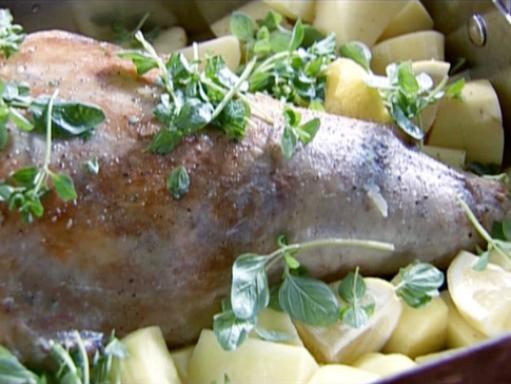 Slow-Cooked Greek Lamb : Recipes : Cooking Channel Recipe | Bill