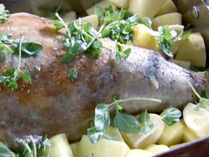 Slow-Cooked Greek Lamb : Recipes : Cooking Channel Recipe | Bill
