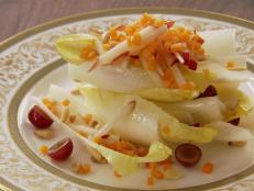 Cooking Channel serves up this Endive and Grape Salad with Pear Vinaigrette recipe from Chuck Hughes plus many other recipes at CookingChannelTV.com