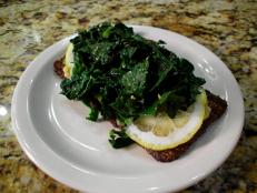 Cooking Channel serves up this Kale, Lemon and Cilantro Sandwich recipe  plus many other recipes at CookingChannelTV.com