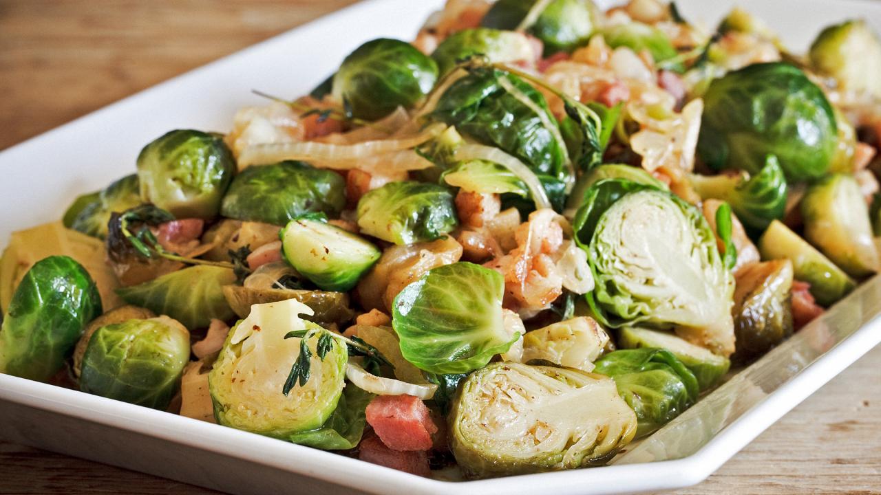 Sherry-Dijon Brussels Sprouts
