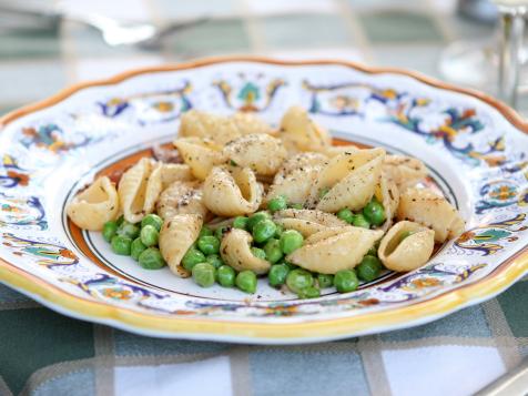 Conchiglie with Guanciale and Peas