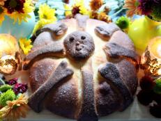 Cooking Channel serves up this Pan de Muerto/Bread of the Dead recipe  plus many other recipes at CookingChannelTV.com