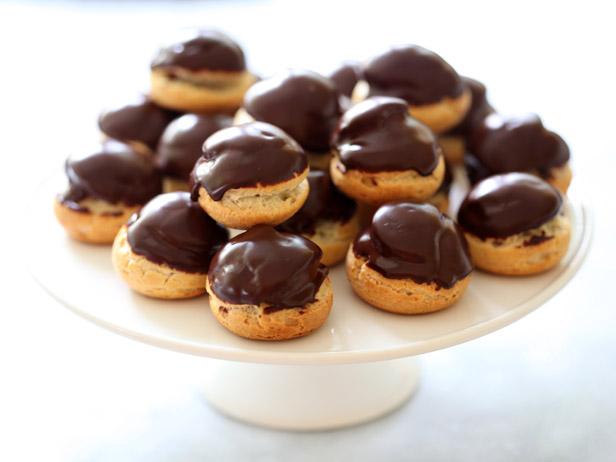 Chocolate Cream Puffs : Recipes : Cooking Channel Recipe | Zoë François ...