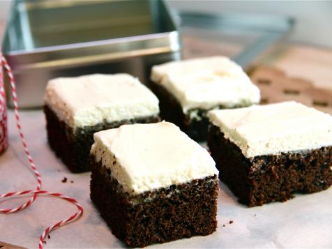 Gingerbread Squares with Cream Cheese Frosting