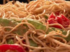 Cooking Channel serves up this Sesame Peanut Noodles recipe from Nigella Lawson plus many other recipes at CookingChannelTV.com