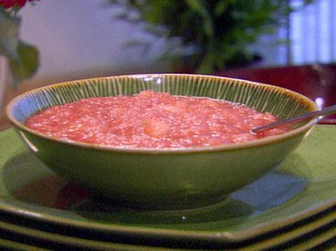 Applesauce with Strawberries