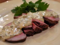 Cooking Channel serves up this Roast Beef Tenderloin with Remoulade Sauce recipe from Laura Calder plus many other recipes at CookingChannelTV.com