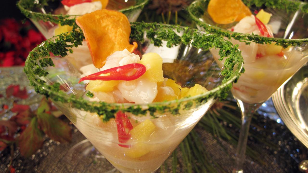 Scallop and Pineapple Ceviche