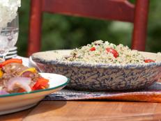 Cooking Channel serves up this Quinoa Salad with Twig Farm Goat Tomme recipe  plus many other recipes at CookingChannelTV.com