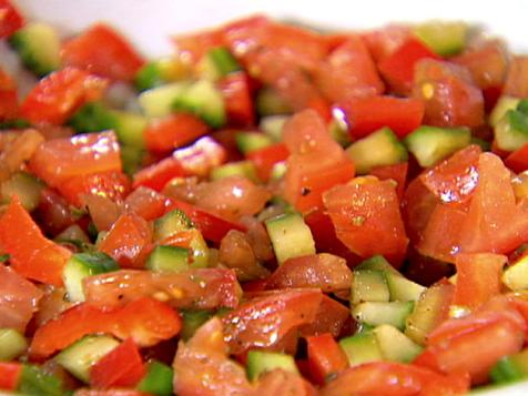 Tomato, Cucumber, and Red Pepper Relish