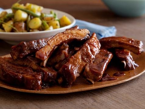 'Barbecued' Baby Back Ribs