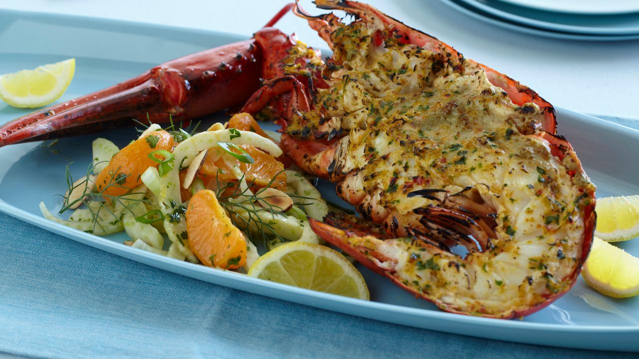 Grilled Coconut Lobster Recipe