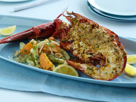 Grilled Coconut Lobster