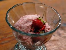 Cooking Channel serves up this Chilled Strawberry Mousse recipe from Laura Calder plus many other recipes at CookingChannelTV.com