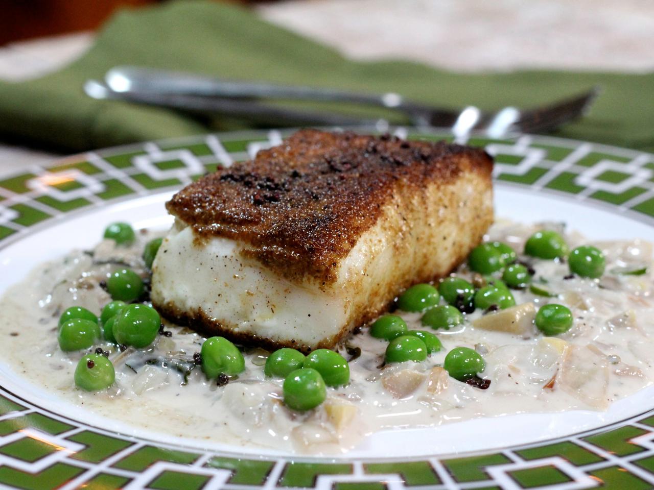 Fish with Coconut-Shallot Sauce