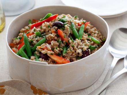 Quinoa and Herb Lettuce Cups Recipe, Alex Guarnaschelli