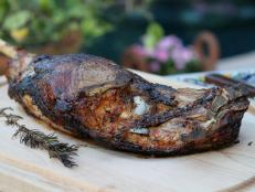 Cooking Channel serves up this Wood-Fired Leg of Lamb recipe from Debi Mazar and Gabriele Corcos plus many other recipes at CookingChannelTV.com