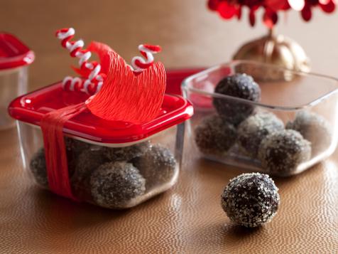 Spiked Date and Fudge Balls