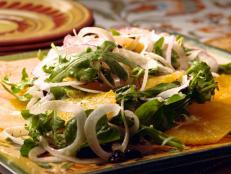 Cooking Channel serves up this Orange, Red Onion and Fennel Salad recipe from Debi Mazar and Gabriele Corcos plus many other recipes at CookingChannelTV.com