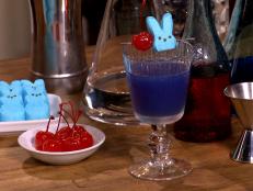 Cooking Channel serves up this Peepin' It Real Cocktail recipe from Alie Ward  and Georgia Hardstark plus many other recipes at CookingChannelTV.com