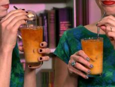 Cooking Channel serves up this Thai Iced Tea Cocktail recipe from Alie Ward  and Georgia Hardstark plus many other recipes at CookingChannelTV.com