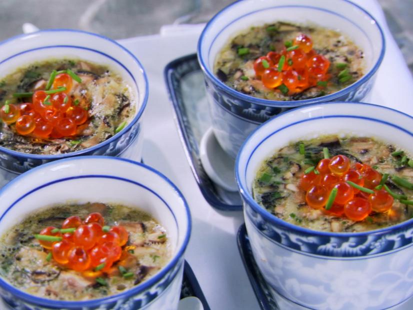 Steamed Egg with Scallops and Caviar Recipes Cooking Channel Recipe