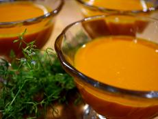 Cooking Channel serves up this Carrot and Carrot Juice Soup recipe from Laura Calder plus many other recipes at CookingChannelTV.com